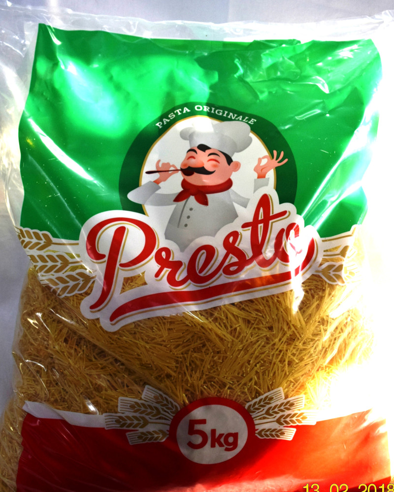 Makaroni Presto nūdeles 5kg(15.12.27)