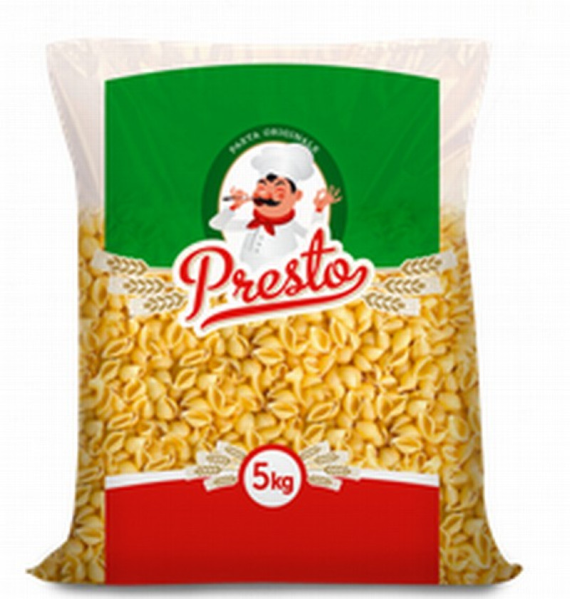 Makaroni Presto gliemežvāki 5kg (19.09.28)