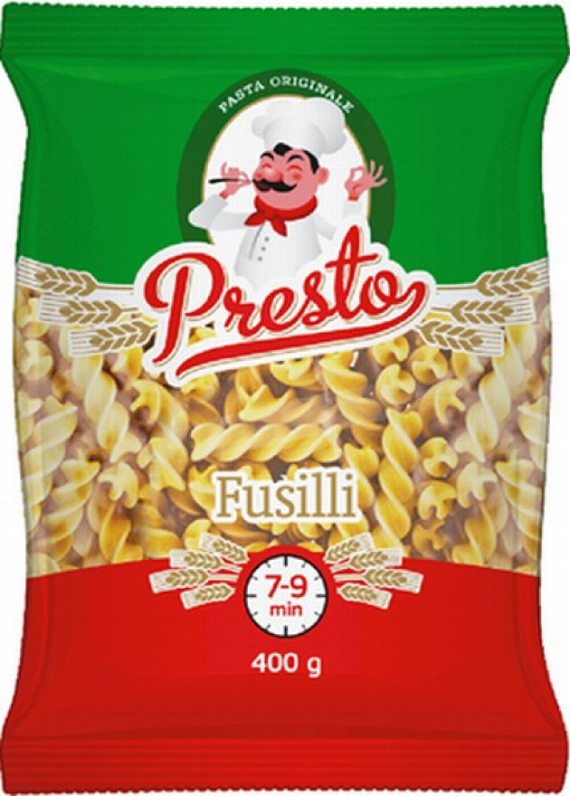 Makaroni Presto spirāles 400g 1*20  (12.10.28)LV
