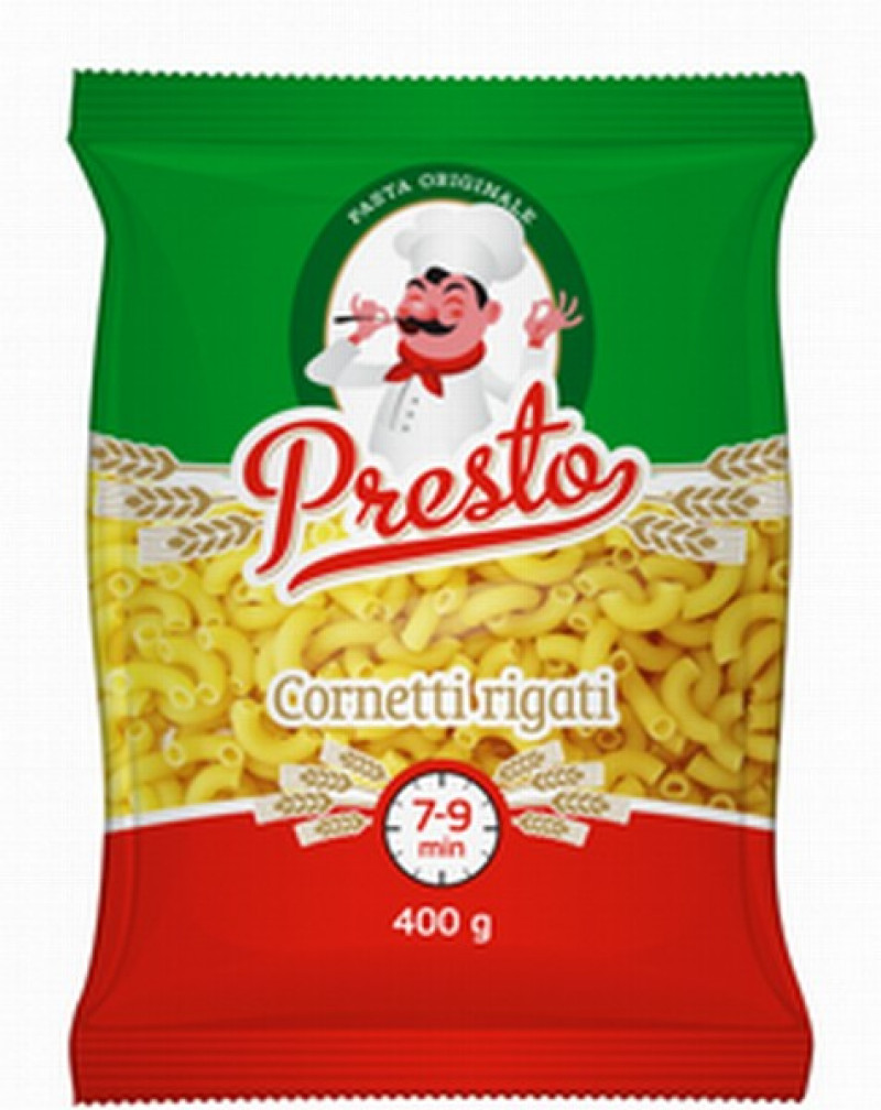 Makaroni Presto radziņi 400g (08.07.27) LV