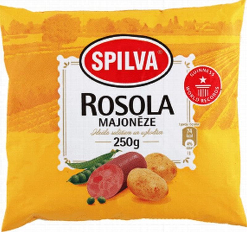 Majonēze Spilva rosola 250g 1/20 (18.05.26) Latvija Laba cena