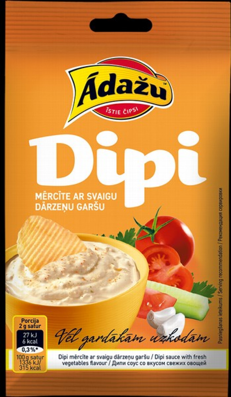 Mērcīte Ādažu Dipi dārzeņu 14g 1/20 (28.12.26) Latvija