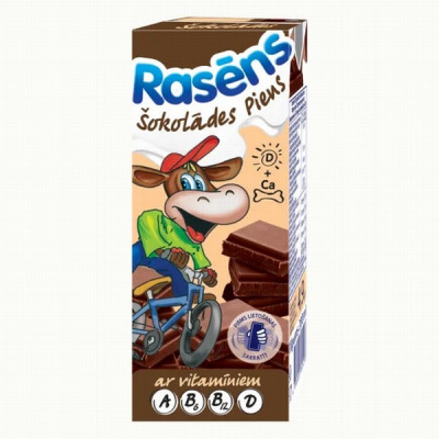 Piena dzēriens Rasēns šokolādes 1.5% 200ml (07.11.25)
