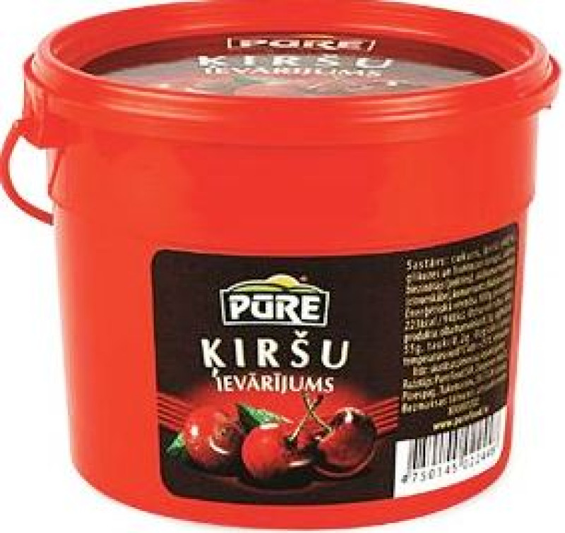 Ievārījums PŪRE ķiršu 410g (17.12.26)