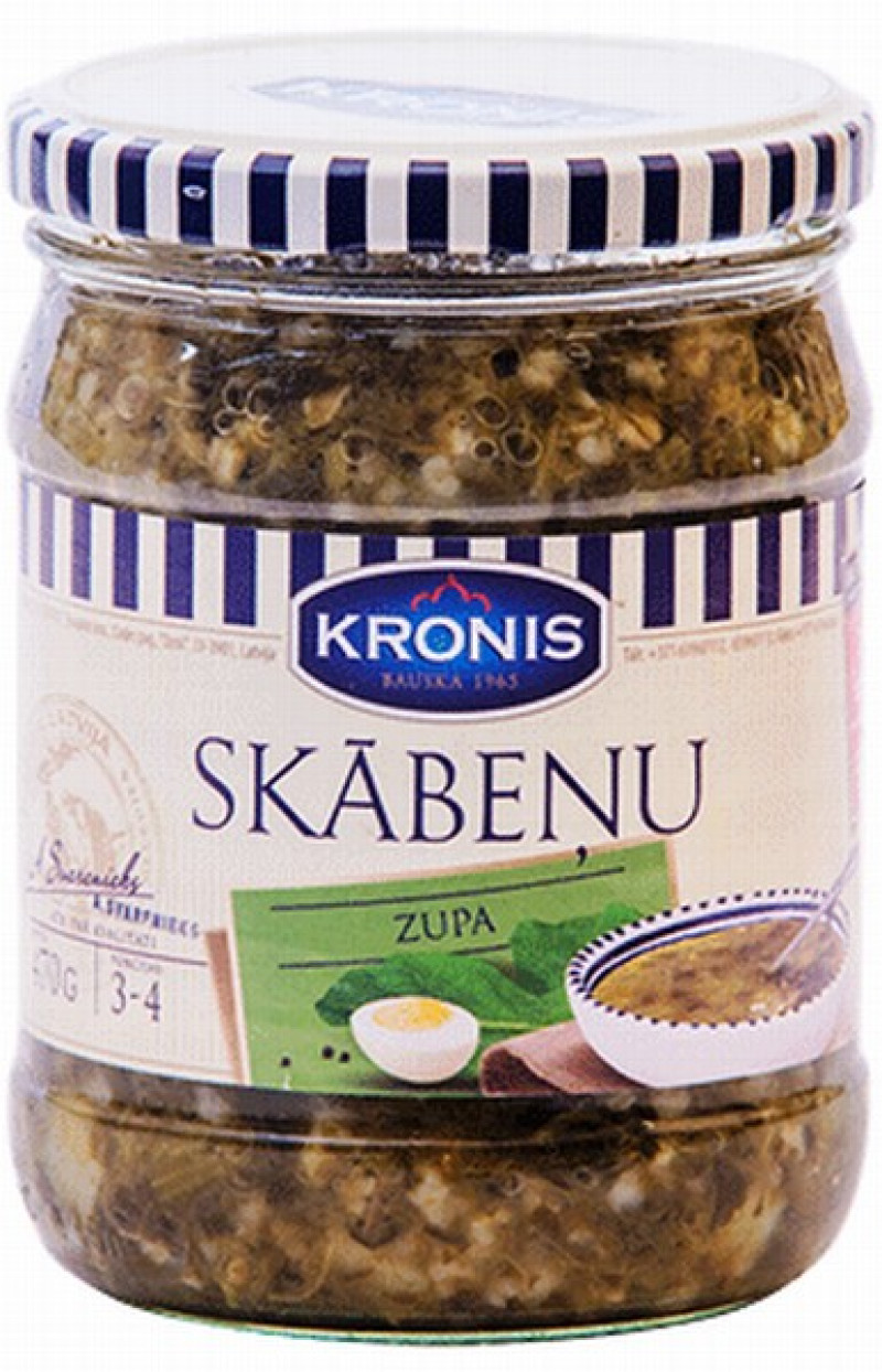 Skābeņu zupa Kronis 500g 1/8 (17.03.28) Latvija