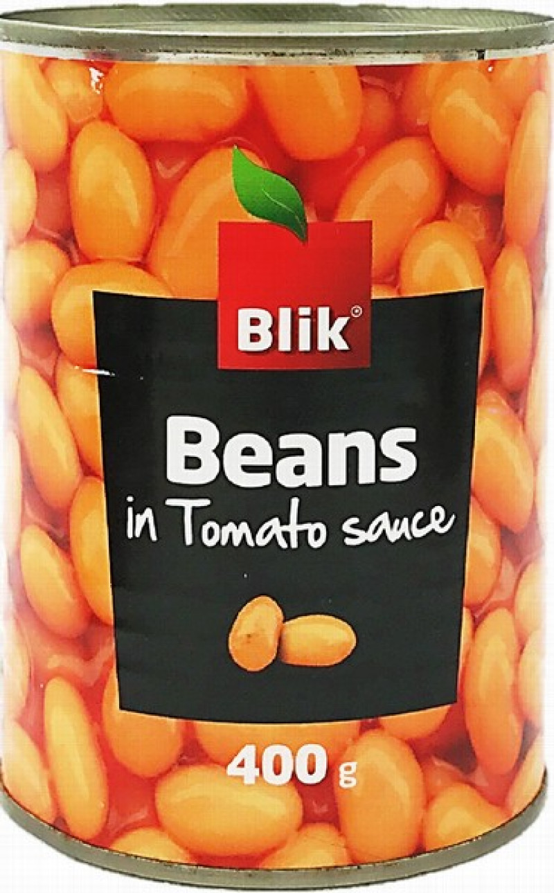 Pupiņas tomātu mērcē 400g Blik (09.2026) IT