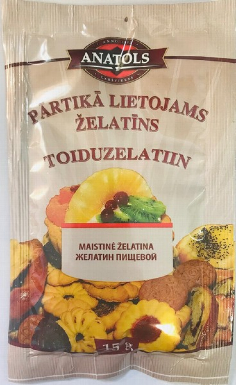 Garšviela Anatols želatīns 15g (12.2029) 1/20