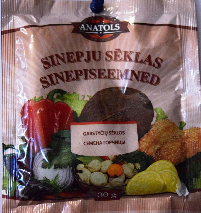 Garšviela Anatols sinepju sēklas 30g 1/15 (07.2026)