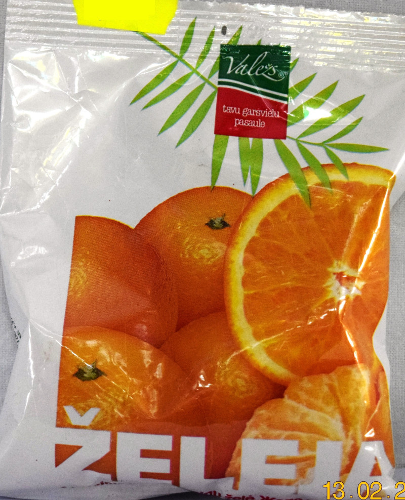 Želeja Valežs apelsīnu 80g (25.03.2027) LV