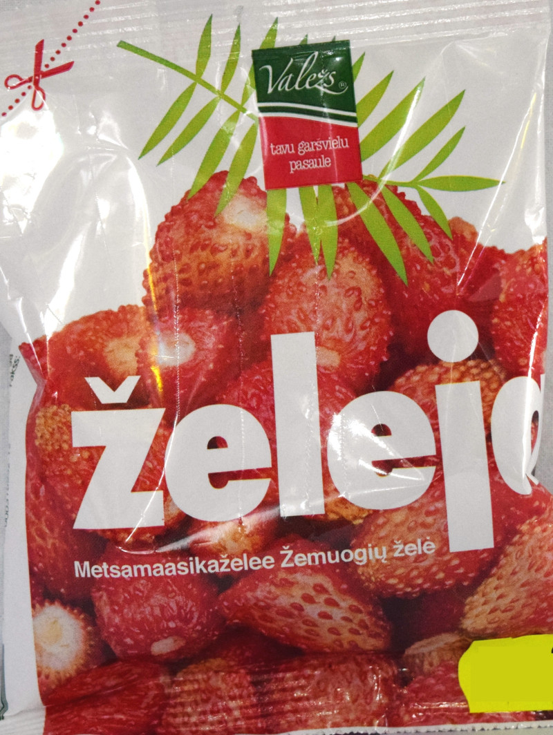 Želeja Valežs meža zemeņu 80g(25.03.27) Latvija