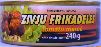 Zivju frikadeles tomātu mērcē 240g SGK (19.08.2025)  Latvija