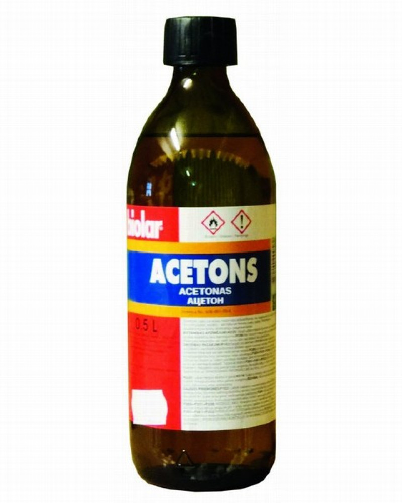 Acetons 0.5L BIOLOR Latvija