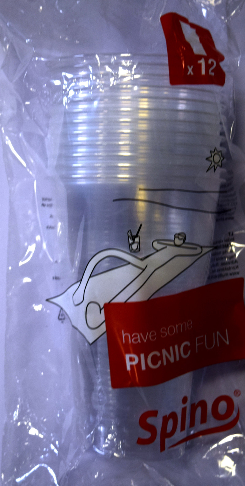 Glāzes 400ml caurspīdīgas 1/12gb Spino