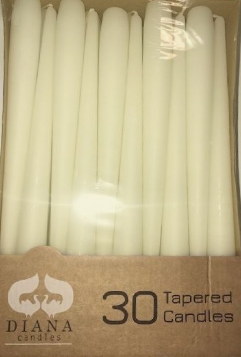 Sveces Diana 24.5cm ziloņkaula krāsā 30gb