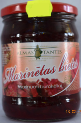 Bietes marinētas 0.5L 1/12  Almas Tantes(29.04.2026)  LV