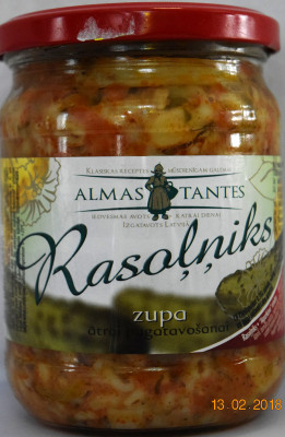 Rasoļņiks 500g Almas Tantes 1/6 (08.02.2026) LV