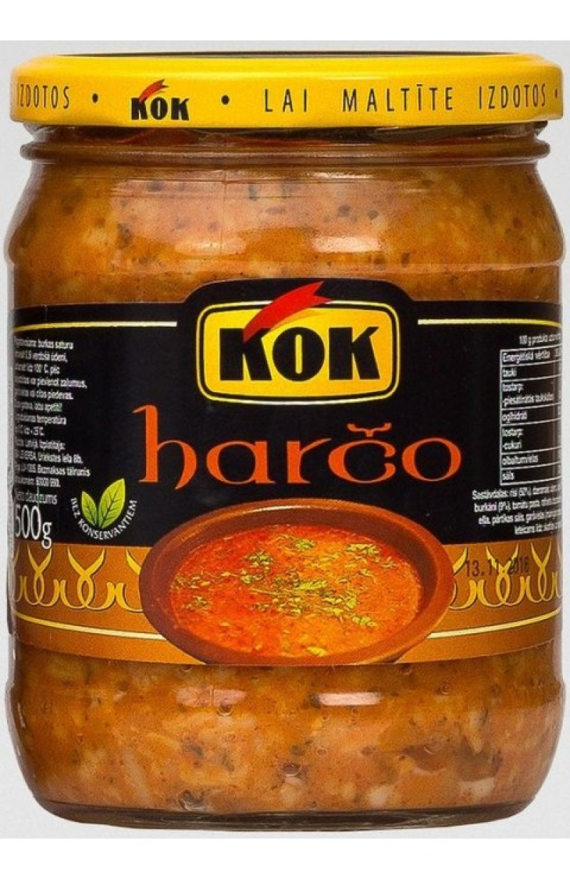Harčo KOK 500g 1/8 (21.02.2028) Latvija