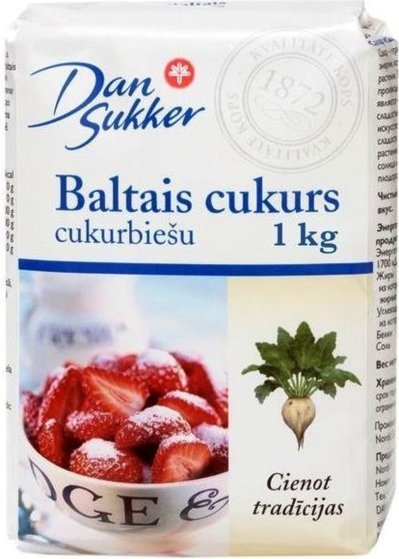 Cukurs Dansukker 1kg 1/10 (12.10.29)  Lietuva