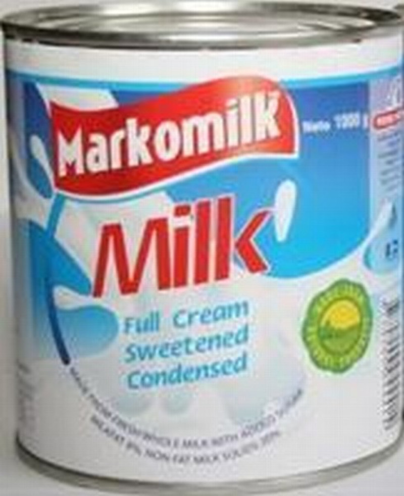 Iebiezināts piens Markomilk ar cukuru 1kg (14.09.26) Lietuva