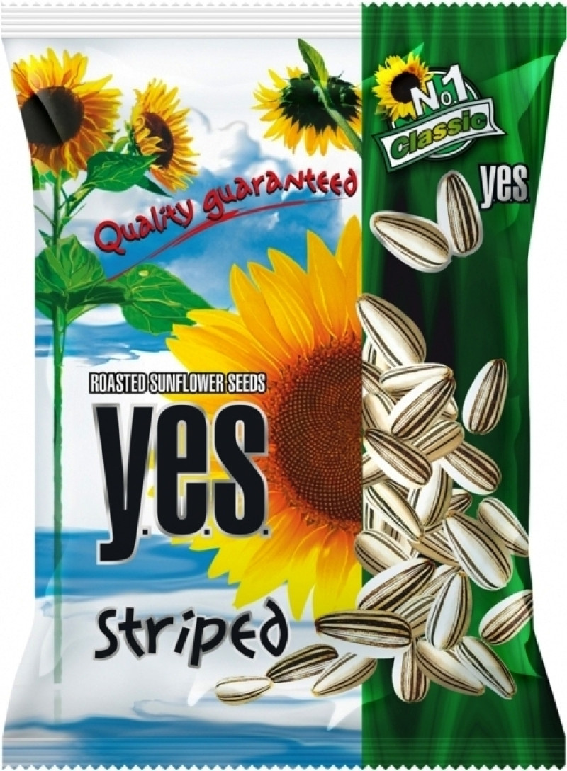 Saulespuķu sēklas YES svītrainas 150g 1/24 (05.04.26) Lietuva 