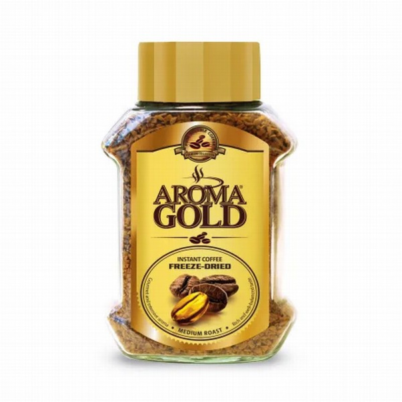 Kafija šķīstošā Aroma Gold 100g (12.03.27)  Polija