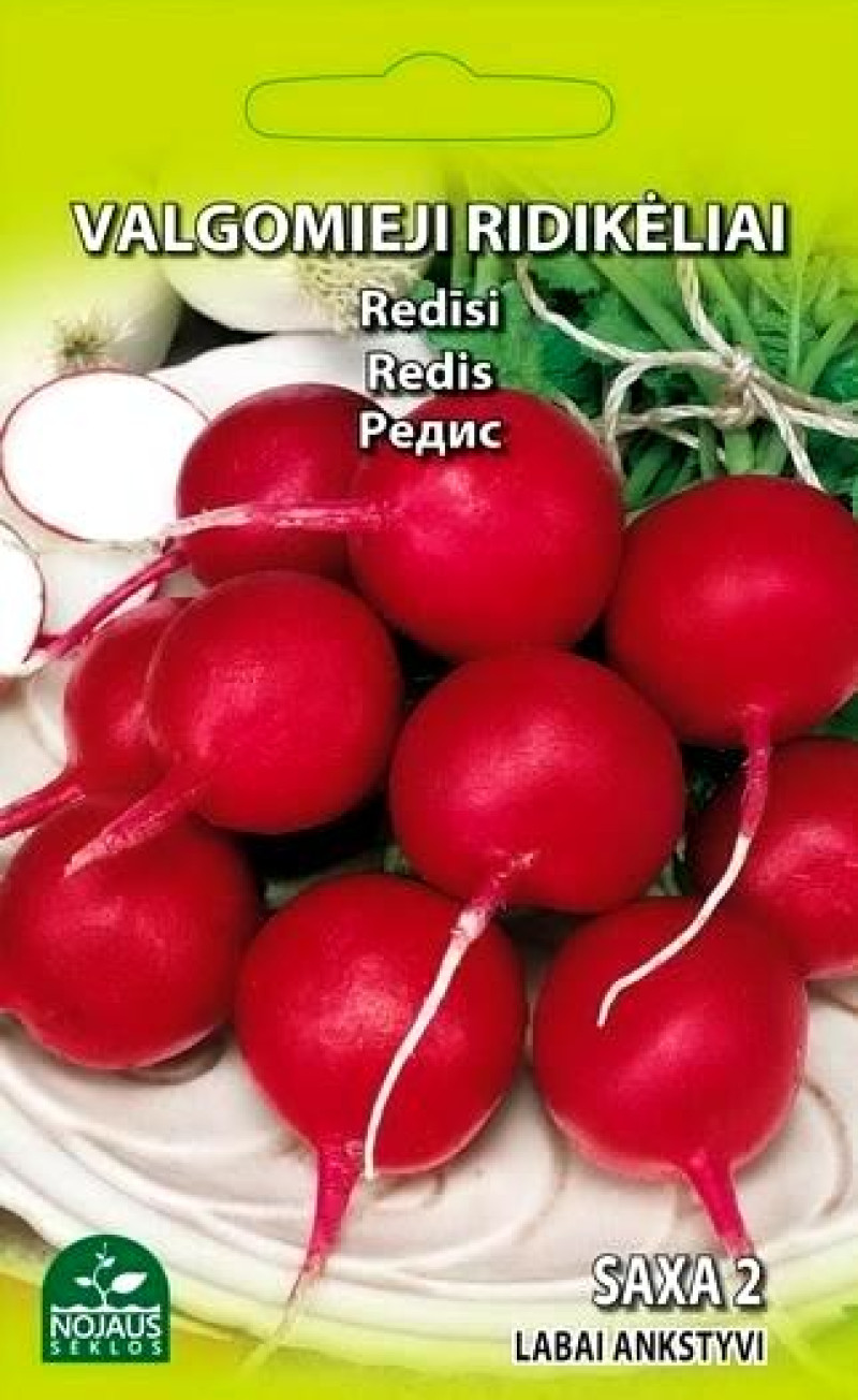 Sēklas Redīsi SAXA 2 3g  1/20 (12.2027)