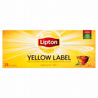Tēja Lipton Yellow Label melnā 2g*25 (30.07.2026) Polija