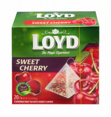 Tēja Loyd Pyramids ķiršu 20x2g (30.12.2025) Ukraina