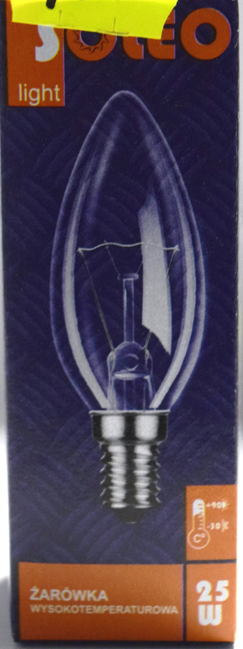 Spuldze SOLEO E14 25W mazais cokols