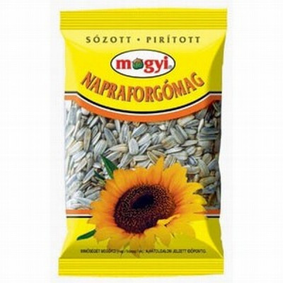 Saulespuķu sēklas Mogyi sālītas svītrainas 200g 1/18 (10.04.2026) HU