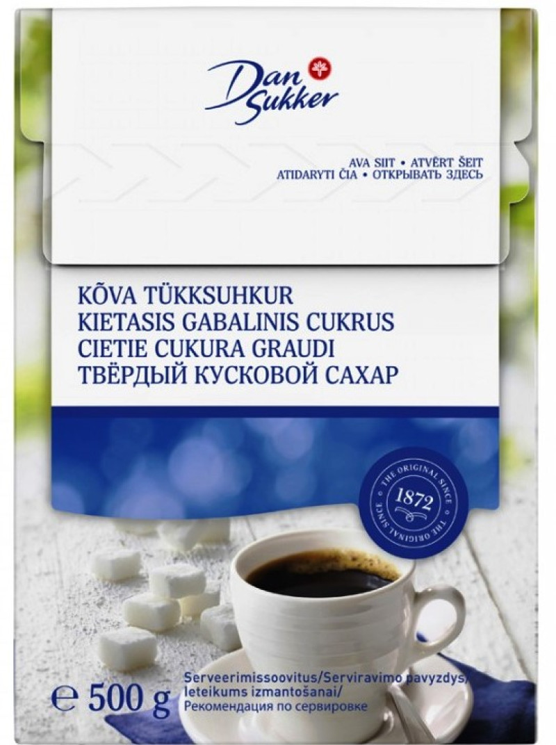 Cukurs graudu Dansukker 0.5kg 1/10 Somija 