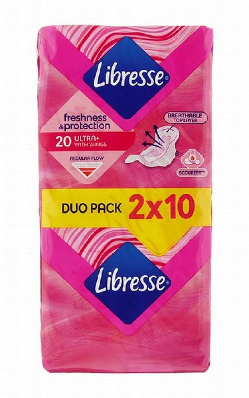 Higiēniskās paketes Libresse Ultra thin normal DUO 20gb (15.03.25)