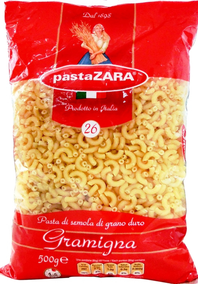 Makaroni Pasta Zara mazie radziņi Nr.26 500g 1/20(25.02.27) Itālija