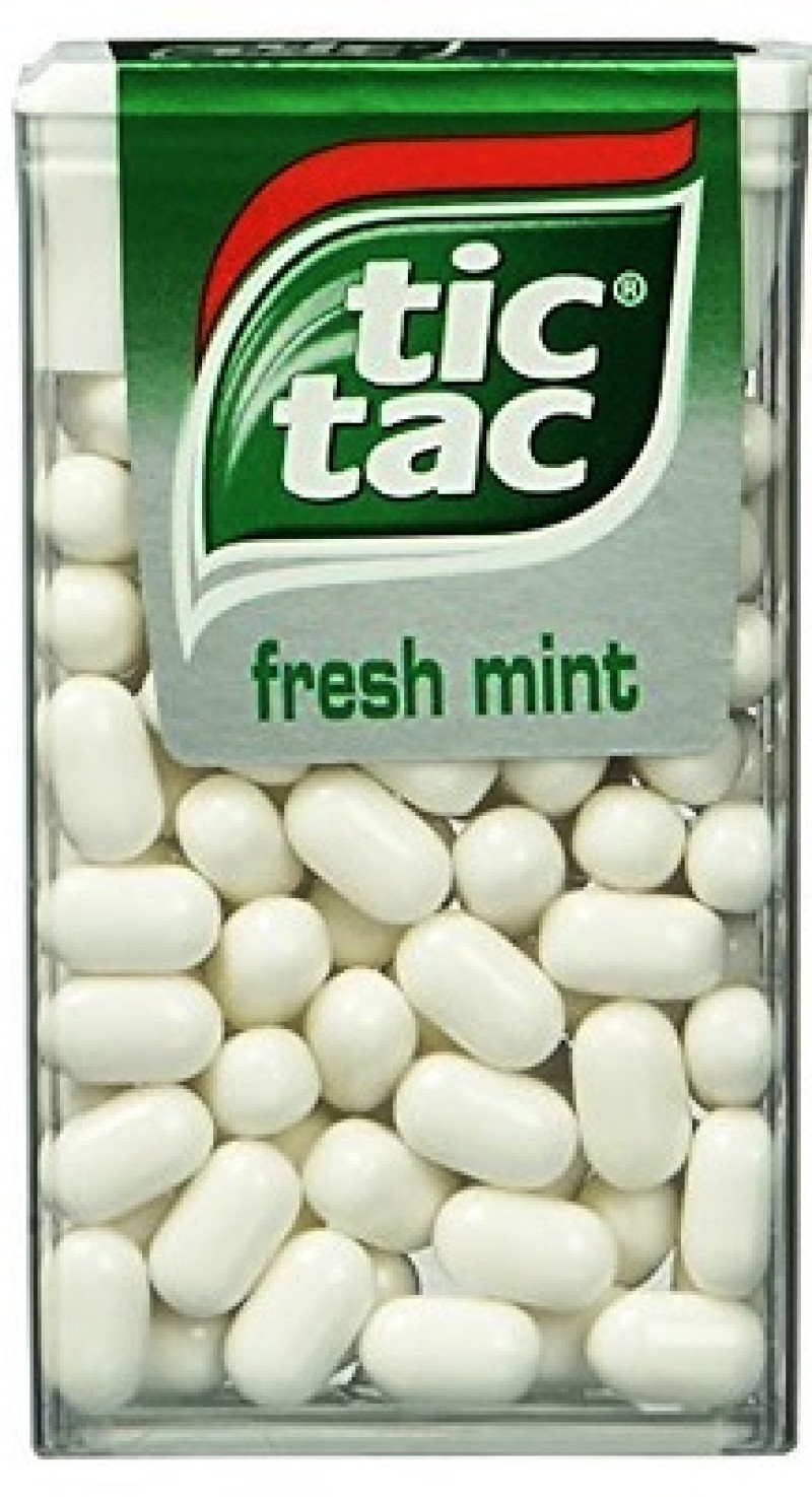 Dražejas Tic Tac piparmētru 18g 1/24 (11.09.26) Īrija