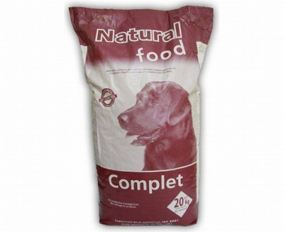 Suņu sausā barība Natural Food 20kg (06.09.2025)