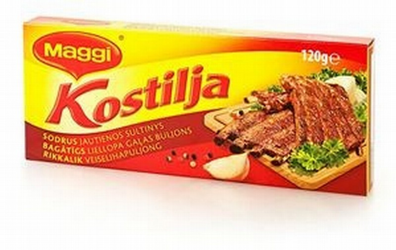 Buljons Maggi Kostilja liellopu 10gb 120g  (09.26)  Slovākija