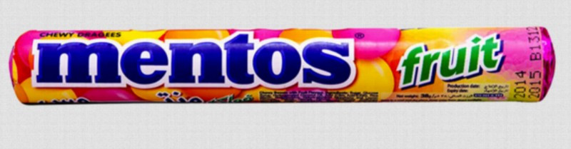 Konfektes Mentos Fruit 38g (02.28)