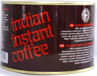Kafija šķīstošā Indian AVS 90g (10.06.27)