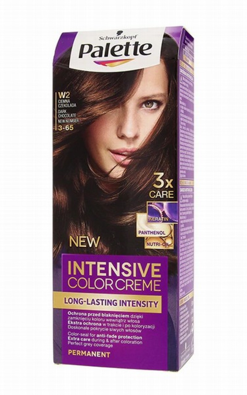 Matu krāsa Palette W2 tumšās šokolādes tonis 50ml