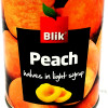 Persiku pusītes sīrupā 820g Blik (03.08.2027)