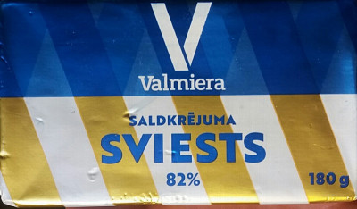 Sviests Valmieras 82% 180g