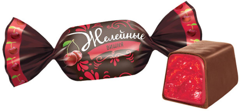 Šokolādes konfektes ar ķiršu želeju 0.5kg KDV (24.06.26) Krievija