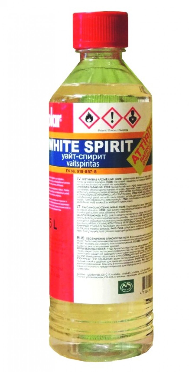 Šķīdinātājs White Spirit attīrīts 500ml