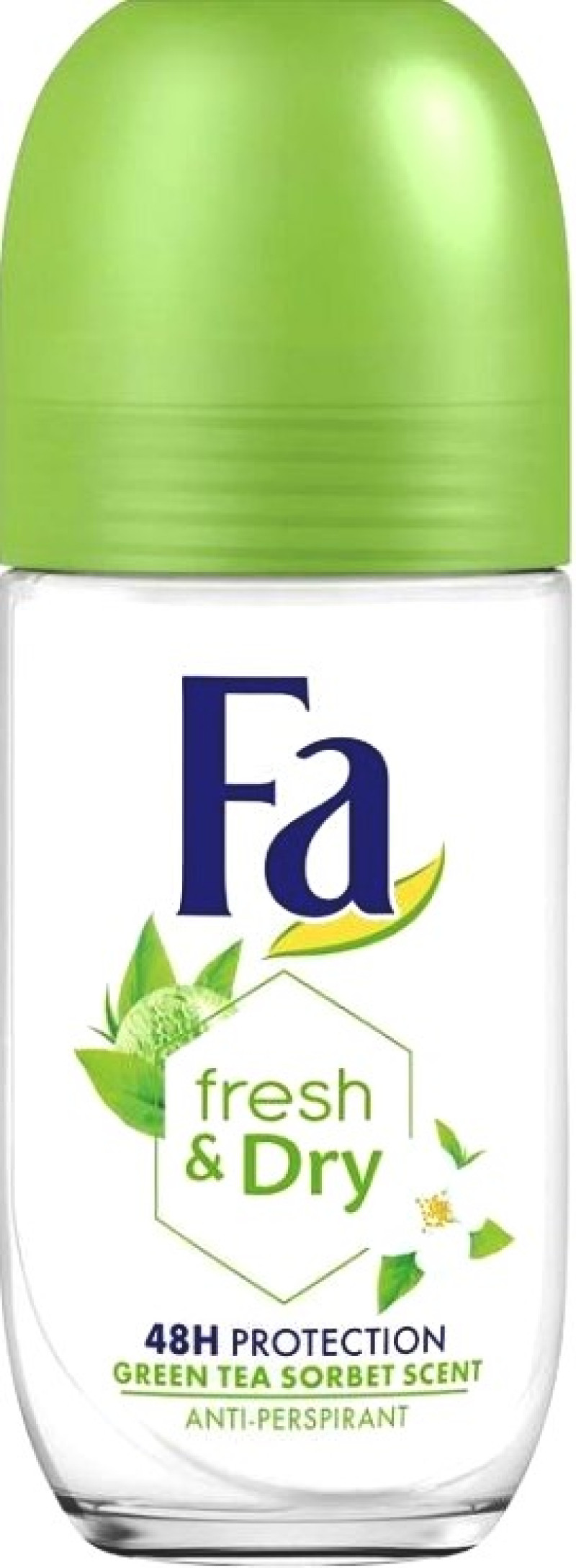Dezodorants Fa ruliītis Green Tea Fresh & Dry(11.27) sievietēm 50ml