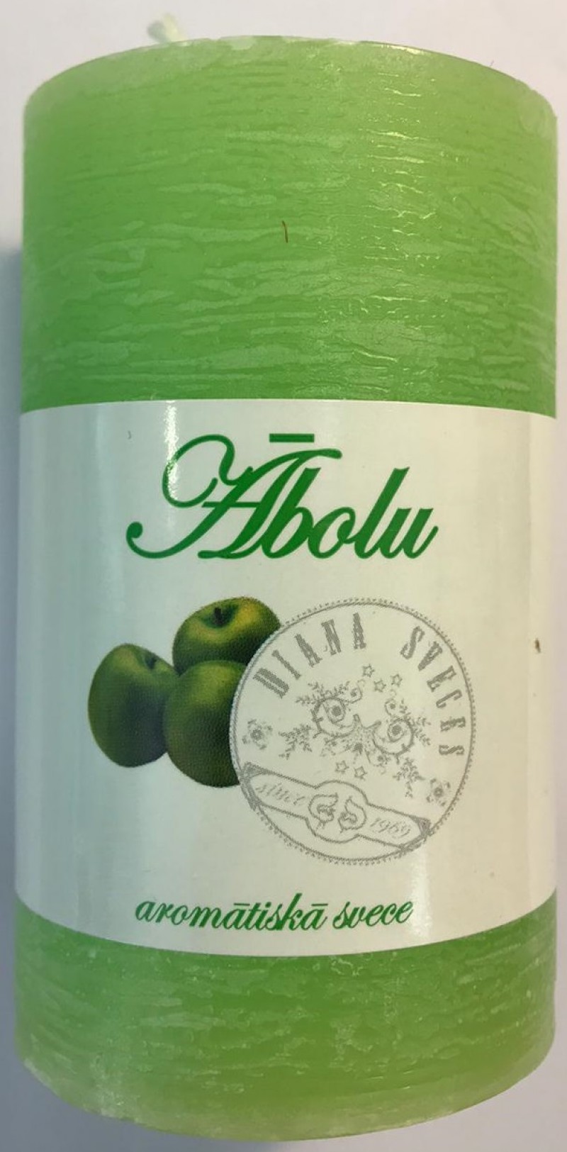 Svece Diana smaržīga 6*10cm ābolu 1/6