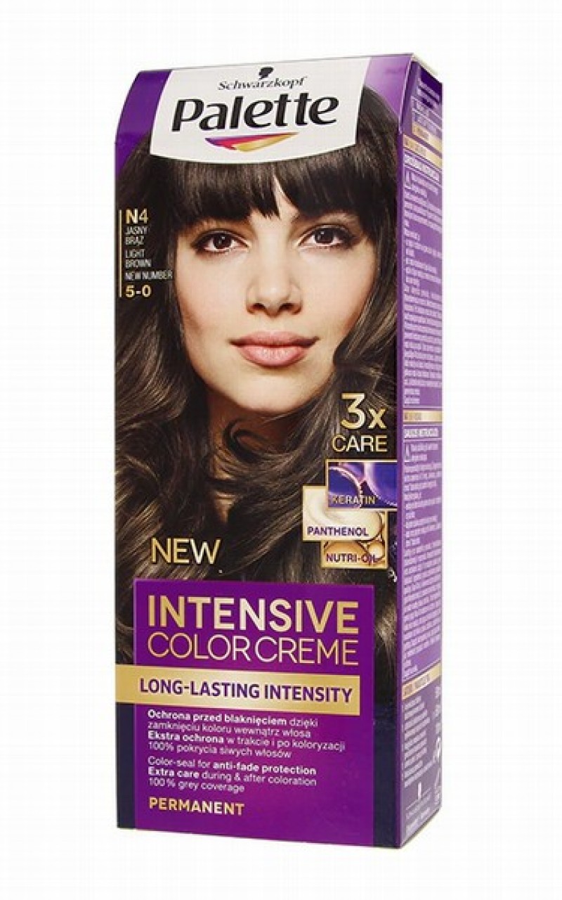 Matu krāsa Palette N4 gaiši brūns 50ml