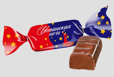 Šokolādes konfektes Ispanskaja noč 1kg Ņevskij (12.09.25) Krievija