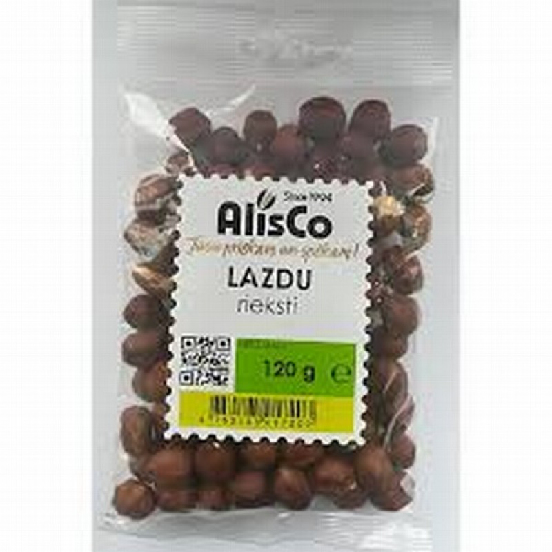 Lazdu rieksti lobīti Alis 120g (18.04.26) Latvija