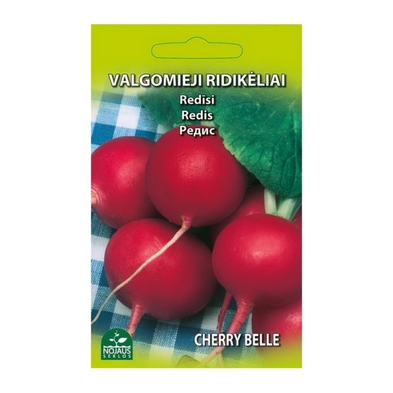 Sēklas Redīsi Cherry Belle 3g 1/20 (12.2028) Lietuva