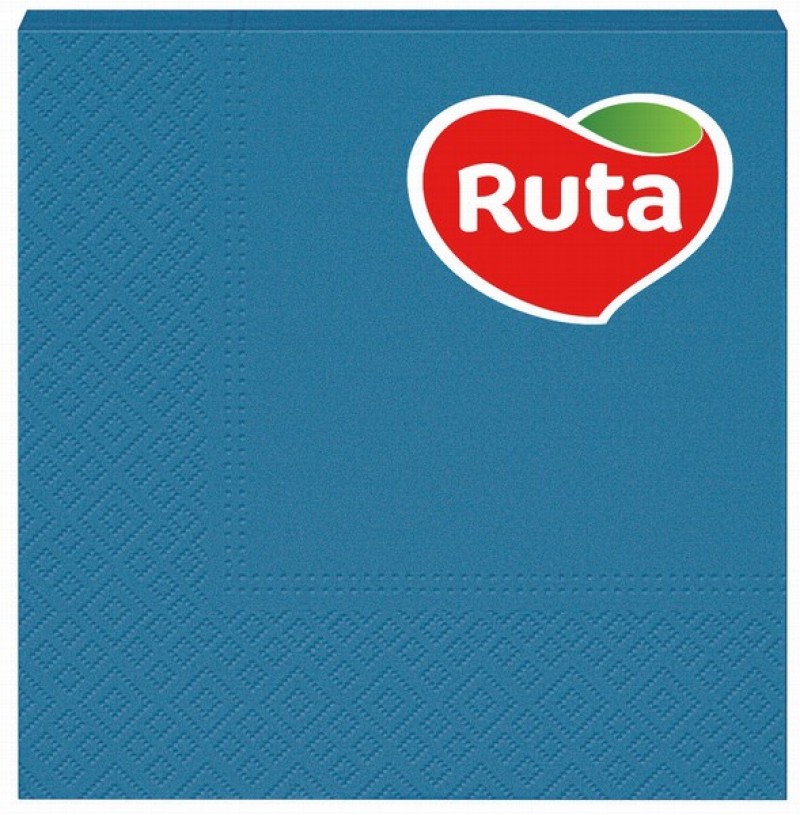 Salvetes Ruta 33x33 cmtumši zilas 3 kārtas 20gb 